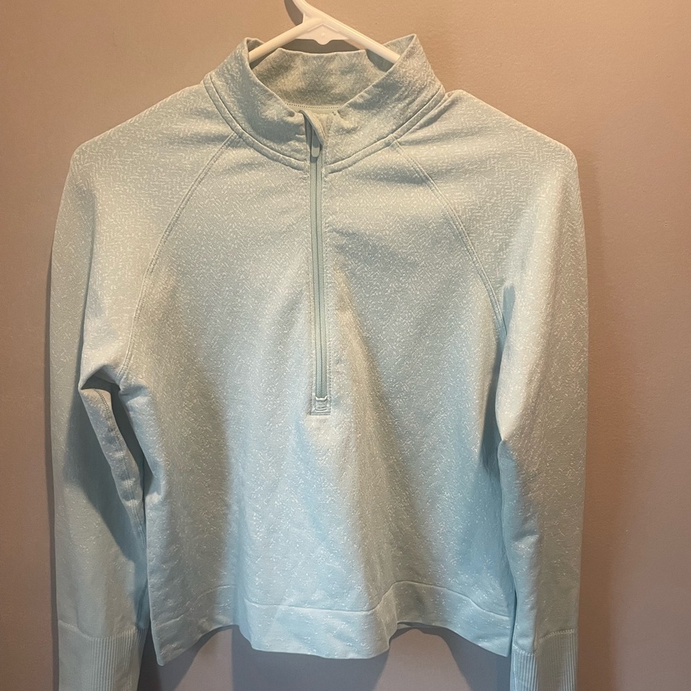 Lululemon crop half zip size 10